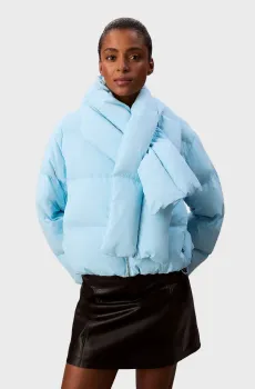 Женский голубой пуховик CAPSULE Голубой M Calvin Klein LV044D518G