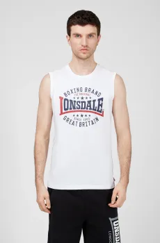 Мужская белая майка Белый M Lonsdale 114758