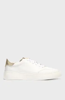 Женские белые кожаные сникерcы Белый 39 Respect 21301-A1 WHITE