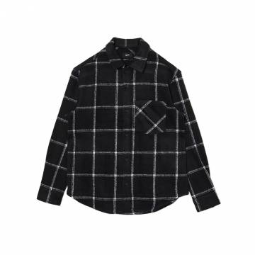 Cropp - Картата сорочка - чорний Cropp - Картата сорочка - чорний
