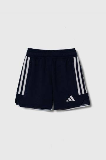 Детские шорты adidas Performance TIRO23L цвет синий регулируемая талия Детские шорты adidas Performance TIRO23L цвет синий регулируемая талия