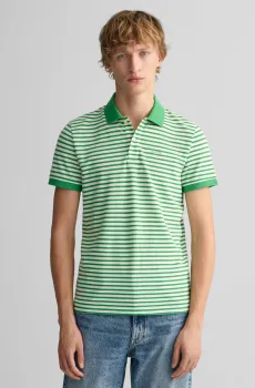 Мужское поло в полоску PIQUE STRIPED Разноцветный XXL Gant 2062016