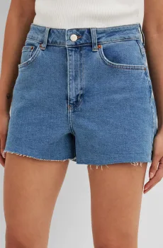Женские синие джинсовые шорты Синий 34 NA-KD 1100-007241