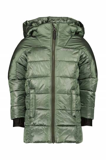 Детская куртка Didriksons TAJGAN KD PUFF PARKA цвет зелёный Детская куртка Didriksons TAJGAN KD PUFF PARKA цвет зелёный
