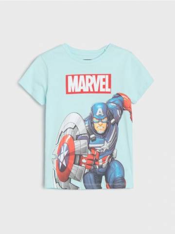 Футболка Marvel - блідо-бірюзовий Футболка Marvel - блідо-бірюзовий