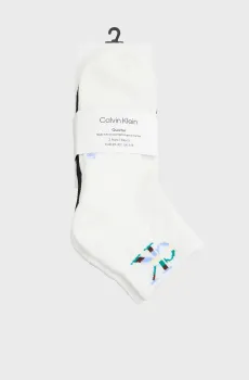 Мужские носки (2 пары) QUARTER MONOGRAM Разноцветный 39-42 Calvin Klein 701228805