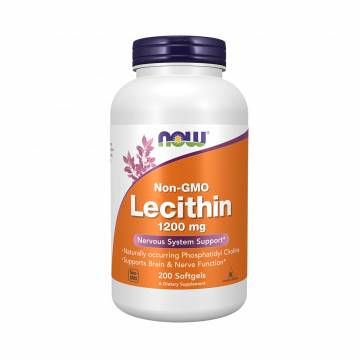 Лецитин NOW Foods Lecithin 1200 мг, 200 капсул Лецитин NOW Foods Lecithin 1200 мг, 200 капсул