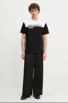 Хлопковая футболка Karl Lagerfeld Jeans
