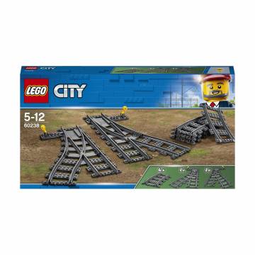 Конструктор LEGO City Железнодорожные стрелки, 8 деталей, от 5 лет (60238) Конструктор LEGO City Железнодорожные стрелки, 8 деталей, от 5 лет (60238)
