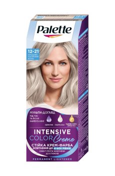 Стойкая крем-краска для волос Palette Интенсивный цвет, 12-21 Холодный платиновый блонд, 110 мл