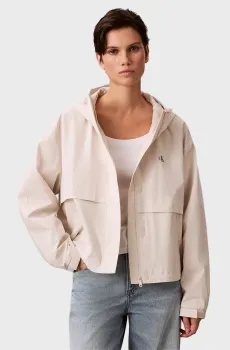 Женская белая куртка SHORT HOODED Белый XS Calvin Klein Jeans LV147E517G