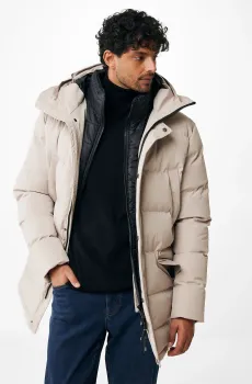 Мужская бежевая парка Бежевый S Mexx MF006802143M