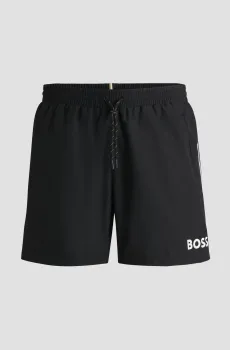 Мужские черные плавательные шорты Черный S BOSS 50514429;001
