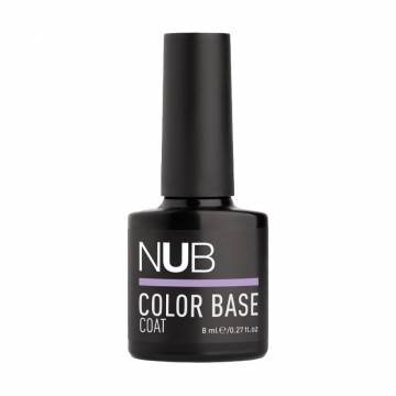 Цветная каучуковая база для гель-лака NUB Color Base Coat 05 Viola, 8 мл Цветная каучуковая база для гель-лака NUB Color Base Coat 05 Viola, 8 мл