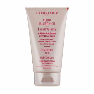 Кондиционер для волос LErbolario Effect Filler Conditioner Cream с гиалуроновой кислотой и растительным кератином, 150 мл Кондиционер для волос LErbolario Effect Filler Conditioner Cream с гиалуроновой кислотой и растительным кератином, 150 мл