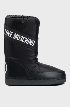 Женские черные луноходы Черный 37 Love Moschino JA24032G0LISA000