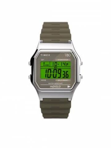 Timex Годинник T80 TW2V41100 Хакі Timex Годинник T80 TW2V41100 Хакі