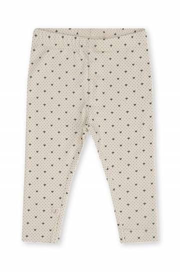 Детские хлопковые леггинсы Thats mine Elois цвет бежевый с узором