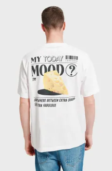Мужская белая футболка todays mood Белый M SPRINGFIELD 263460