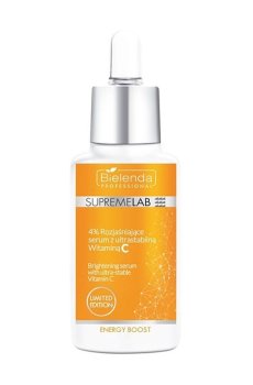 Осветляющая сыворотка для лица Bielenda Professional Supremelab Energy Boost Brightening Serum со стабильным витамином С, 30 мл