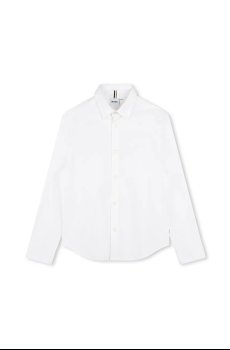 Детская хлопковая рубашка BOSS