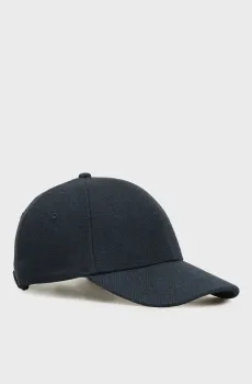 Мужская темно-синяя кепка FLAG HERRINGBONE Синий ONESIZE Tommy Hilfiger AM0AM13784