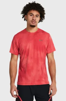 Мужская красная футболка Vanish Elite Vent Prtd Красный XXL Under Armour 1383669-814