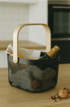 Кошик для зберігання - чорний