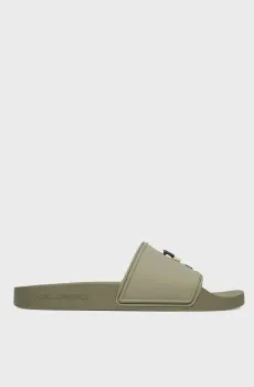 Мужские оливковые слайдеры KONDO Оливковый 42 Karl Lagerfeld KL70005C