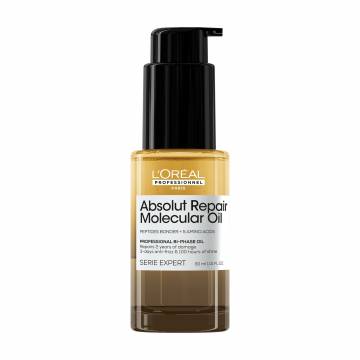 Масло для волос LOreal Professionnel Absolut Repair Molecular Bi-Phase Oil, 30 мл Масло для волос LOreal Professionnel Absolut Repair Molecular Bi-Phase Oil, 30 мл