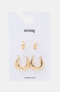 Сережки, 2 пари - золотий