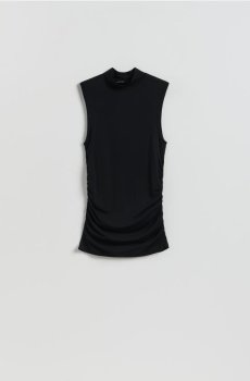 Reserved - Обтислий топ - чорний - 788KL-99X