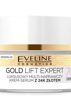 Крем-сыворотка для лица Eveline Cosmetics Gold Lift Expert 70+ Multi Repair Cream Serum, 50 мл