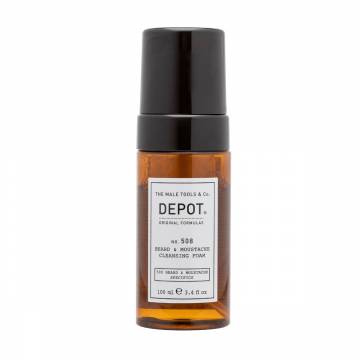Мужская пенка для очищения бороды и усов Depot 508 Beard & Moustache Cleansing Foam, 100 мл Мужская пенка для очищения бороды и усов Depot 508 Beard & Moustache Cleansing Foam, 100 мл