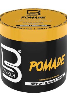 Помада для укладки волос Level3 Hair Styling Pomade глянцевая, сильной фиксации, 100 г