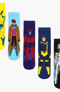 Cropp - 5 пачек шкарпеток X-Men - різнобарвний