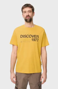 Мужская желтая футболка Желтый XL Camel Active 409700-7T17-64