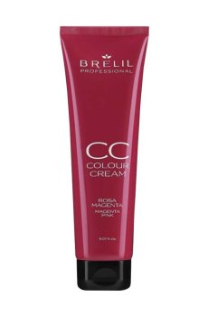 Колорирующий CC-крем для волос Brelil Professional CC Color Cream, Magenta Pink, 150 мл