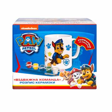 Набір для розпису Перо Paw Patrol Чашка Відважна команда (122078) Набір для розпису Перо Paw Patrol Чашка Відважна команда (122078)