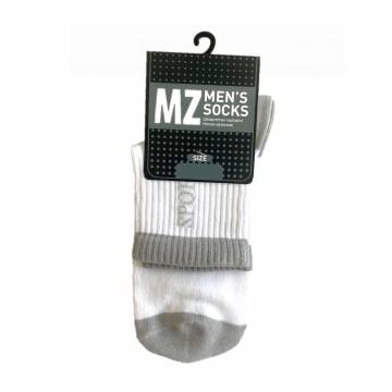 Носки мужские Modna Zona RT1321-133 средние, спортивные, бело-серые, размер 43-46 Носки мужские Modna Zona RT1321-133 средние, спортивные, бело-серые, размер 43-46