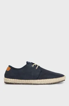Мужские темно-синие замшевые эспадрильи TOURIST CLASSIC Синий 44 Pepe Jeans PMS10314
