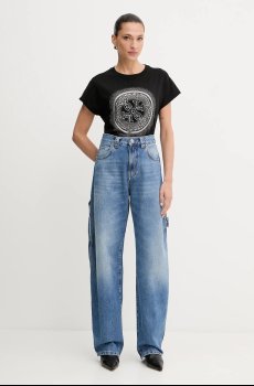 Хлопковая футболка Guess 4G