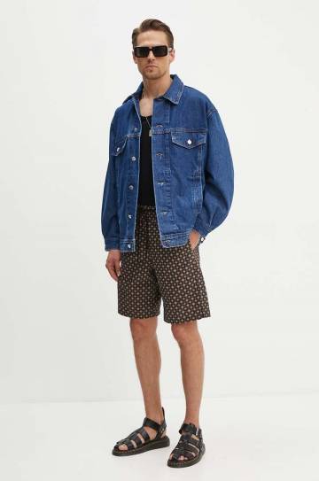 Хлопковые шорты A.P.C. short vincento цвет чёрный COGXP-H10204 Хлопковые шорты A.P.C. short vincento цвет чёрный COGXP-H10204