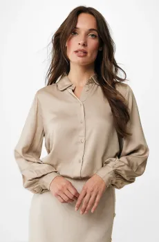 Женская бежевая блуза Бежевый 34 Mexx MF006101643W