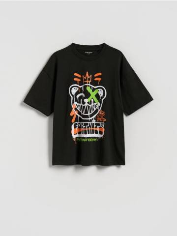 Reserved - Футболка з принтом Fortnite - чорний - 008FH-99X Reserved - Футболка з принтом Fortnite - чорний - 008FH-99X