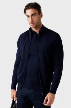 Мужской темно-синий шерстяной кардиган Синий S Guess M5RR38.Z3LZ0;G7V2