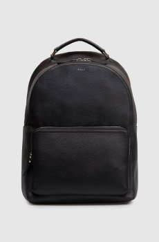 Черный кожаный рюкзак Capitol