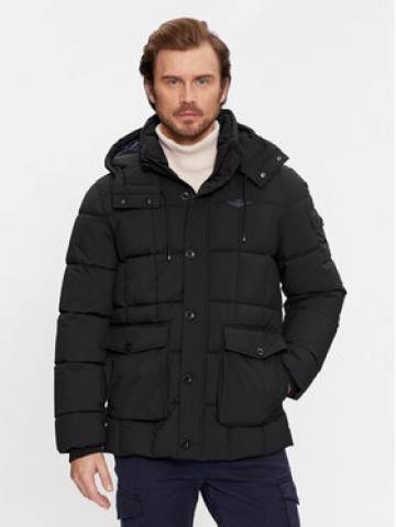 Aeronautica Militare Пуховик 232AB2109CT3149 Чорний Regular Fit Aeronautica Militare Пуховик 232AB2109CT3149 Чорний Regular Fit
