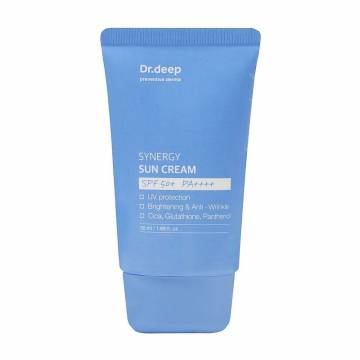 Солнцезащитный антивозрастной и восстанавливающий крем для лица Dr.Deep Synergy Sun Cream, SPF 50+ PA++++, 50 мл Солнцезащитный антивозрастной и восстанавливающий крем для лица Dr.Deep Synergy Sun Cream, SPF 50+ PA++++, 50 мл
