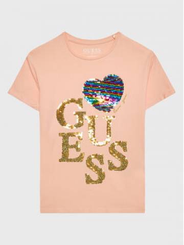 Guess Футболка J3GI04 K6YW1 Оранжевий Regular Fit Guess Футболка J3GI04 K6YW1 Оранжевий Regular Fit